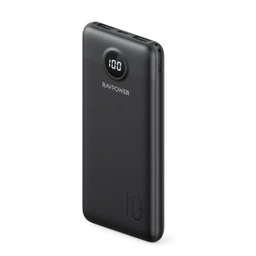 پاوربانک ۱۰۰۰۰ میلی‌آمپری راوپاور مدل RP-PB1204 با گارانتی 18 ماهه شرکتی