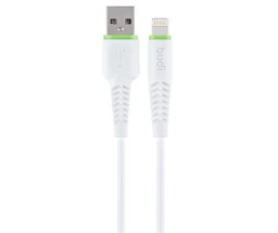 کابل شارژ USB به لایتنینگ بودی مدل Budi 158L طول 1 متر با گارانتی ۱۸ ماهه شرکتی (۶ ماه تعویض)