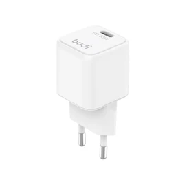 شارژر دیواری 33 وات بودی مدل Budi AC018EW با خروجی USB-C با گارانتی ۱۸ ماهه شرکتی (۶ ماه تعویض)