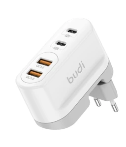شارژر دیواری 40 وات بودی مدل Budi AC326TQEW با خروجی USB و USB-C با گارانتی ۱۸ ماهه شرکتی (۶ ماه تعویض)