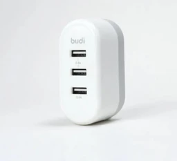 شارژر دیواری 24 وات بودی مدل Budi M8J312ET با خروجی USB به همراه کابل USB-C با گارانتی ۱۸ ماهه شرکتی (۶ ماه تعویض)