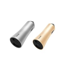 شارژر فندکی 24 وات بودی مدل Budi M8J618 با خروجی USB با گارانتی ۱۸ ماهه شرکتی (۶ ماه تعویض)