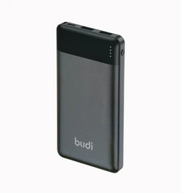 پاوربانک بودی 10000 میلی آمپر 12 وات مدل Budi PB095B با گارانتی ۱۸ ماهه شرکتی (۶ ماه تعویض)