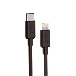 کابل شارژ USB-C به لایتنینگ بودی مدل Budi DC230TL12BS طول 1.2 متر با گارانتی ۱۸ ماهه شرکتی (۶ ماه تعویض)