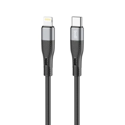 کابل شارژ USB-C به لایتنینگ بودی مدل Budi DC251TL20 طول 2 متر با گارانتی ۱۸ ماهه شرکتی (۶ ماه تعویض)
