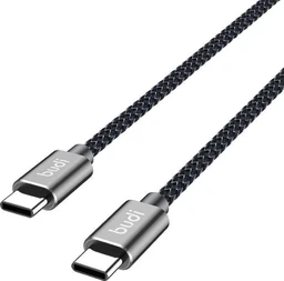 کابل شارژ کنفی USB-C به USB-C بودی مدل Budi DC206TT15 طول 1.5 متر با گارانتی ۱۸ ماهه شرکتی (۶ ماه تعویض)