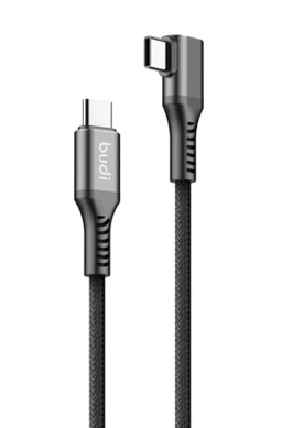 کابل شارژ کنفی USB-C به USB-C بودی مدل Budi DC253TTC12B طول 1.2 متر با گارانتی ۱۸ ماهه شرکتی (۶ ماه تعویض)