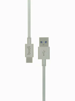کابل شارژ USB به USB-C بودی مدل Budi DC157T10W طول 1 متر با گارانتی ۱۸ ماهه شرکتی (۶ ماه تعویض)
