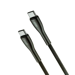 کابل شارژ کنفی USB-C به USB-C بودی مدل Budi DC129TT12B طول 1.2 متر با گارانتی ۱۸ ماهه شرکتی (۶ ماه تعویض)