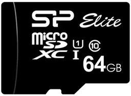 کارت حافظه میکرو اس دی 64 گیگابایت سیلیکون پاور مدل Silicon Power MicroSD HC CL10 U1 Elite UHS-I Full HD W/0 R100 با گارانتی 60 ماهه شرکتی