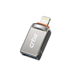 مبدل OTG تبدیل USB به لایتنینگ کربی مدل Crbe CR-W101 با گارانتی 12 ماهه شرکتی