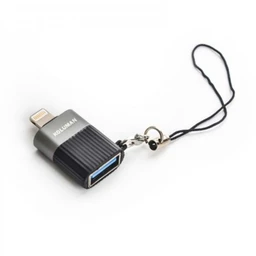 مبدل OTG تبدیل USB به لایتنینگ کلومن مدل Koluman K-OT14 با گارانتی 12 ماهه شرکتی