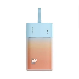 پاوربانک 5200 میلی آمپر باسئوس 20 وات مدل Baseus Popsicle Fast Charging Power Bank IP Edition 5200mAh 20W با گارانتی 24 ماهه شرکتی