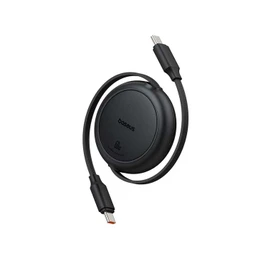 کابل تبدیل Type-C به Type-C باسئوس مدل Baseus Free2Pull Mini Charging Cable 60W طول 1متر با گارانتی 24 ماهه شرکتی