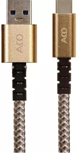 کابل تبدیل USB به USB-C آکو مدل ACO SUPER CHARGE PRO طول یک متر با گارانتی ۱۸ ماهه شرکتی
