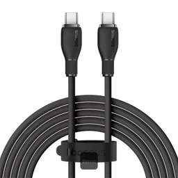 کابل شارژ Type-C به Type-C باسئوس مدل Baseus Pudding Series Fast Charging Cable 100W طول 2 متر با گارانتی 24 ماهه شرکتی