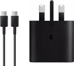 شارژر 45W سه پین سامسونگ مدل EP-T4510 به همراه کابل تبدیل Type-C to Type-C با گارانتی 18 ماهه شرکتی (های کپی)