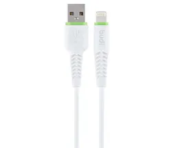 کابل شارژ USB به لایتنینگ بودی مدل Budi 158L طول 1 متر با گارانتی ۱۸ ماهه شرکتی (۶ ماه تعویض)