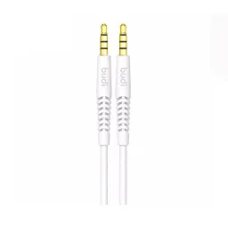 کابل AUX به AUX بودی مدل Budi M8J150AUX طول 1.2 متر با گارانتی ۱۸ ماهه شرکتی (۶ ماه تعویض)