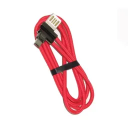 کابل شارژ کنفی USB به microUSB بودی مدل Budi M8J199M طول 1 متر با گارانتی ۱۸ ماهه شرکتی (۶ ماه تعویض)
