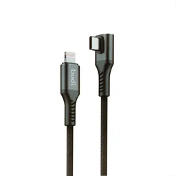 کابل شارژ USB-C به لایتنینگ بودی مدل Budi DC253TLZ12B طول 1.2 متر با گارانتی ۱۸ ماهه شرکتی (۶ ماه تعویض)