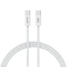 کابل شارژ کنفی USB-C به USB-C بودی مدل Budi DC252TT10W طول 1 متر با گارانتی ۱۸ ماهه شرکتی (۶ ماه تعویض)