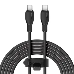 کابل شارژ Type-C به Type-C باسئوس مدل Baseus Pudding Series Fast Charging Cable 100W طول 2 متر با گارانتی 24 ماهه شرکتی